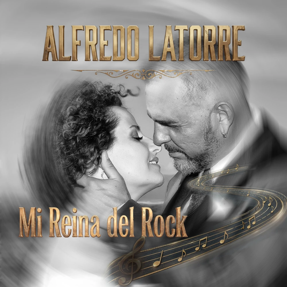 Portada original del álbum Mi Reina del Rock de Alfredo Latorre